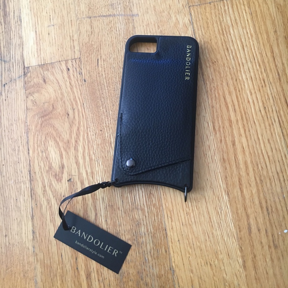 NWT Bandolier iPhone 6/7/8 case (leather)